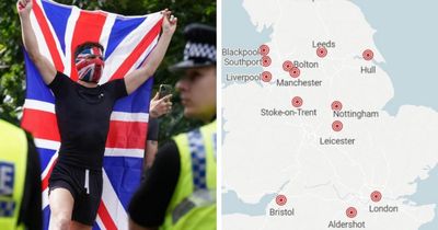 Mapped: Where far-right riots have broken out in England and Northern Ireland