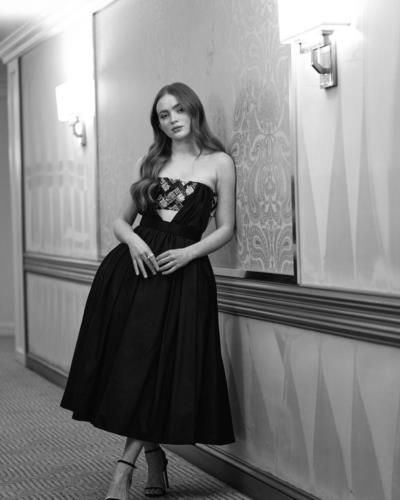 Sadie Sink Stuns In Elegant Black Frock Photoshoot