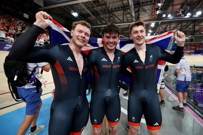 Paris Olympics track cycling live: Great Britain win silver in men's team sprint