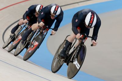 Great Britain take silver as Netherlands win team sprint in world record time