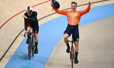 Team GB take Olympic silver in men’s team sprint behind dominant Dutch