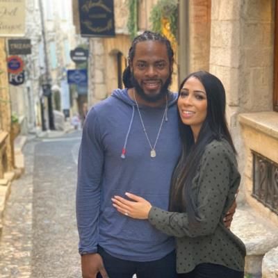 Richard Sherman And Partner Radiate Joy In Street Snapshot