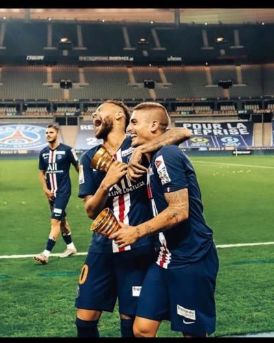 Marco Verratti And Neymar Jr. Showcase Strong On-Field Bond