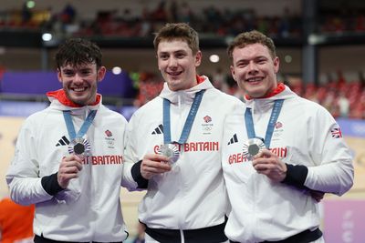 GB claim Olympic silver in men's team sprint as Netherlands break world record twice to take gold