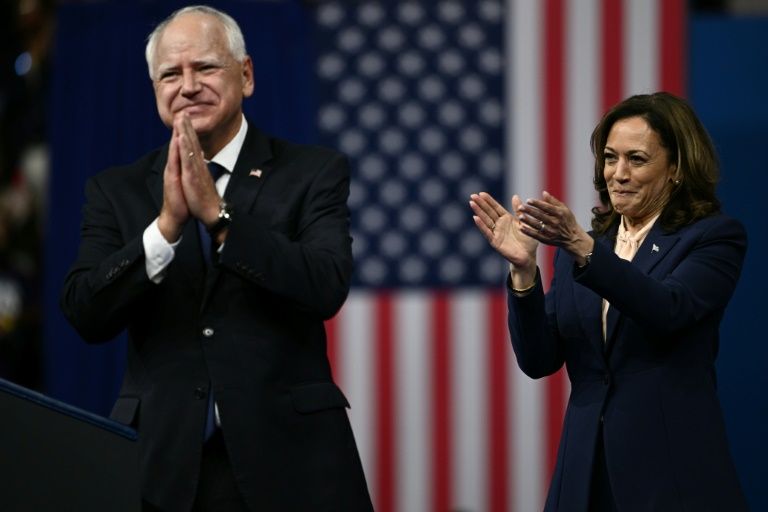 Harris, Walz Debut White House Ticket, Vowing 'Fight…