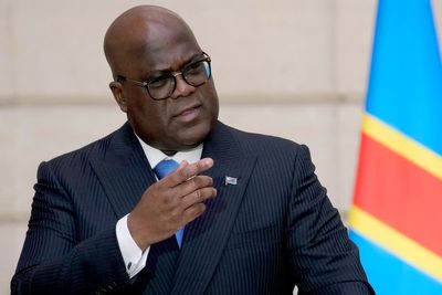 Congo's president accuses former leader of backing a US-sanctioned rebel coalition