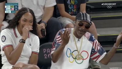 Snoop Dogg Joined in on Joel Embiid's Funny Taunt During Team USA's Win vs. Brazil