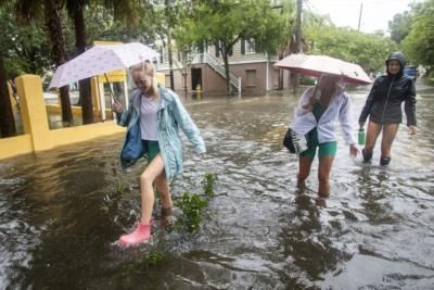 Tropical Storm Debby Brings Heavy Rainfall To Southeast Cities