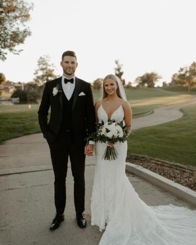 Sam Hentges Celebrates Wedding Day With Joy And Love