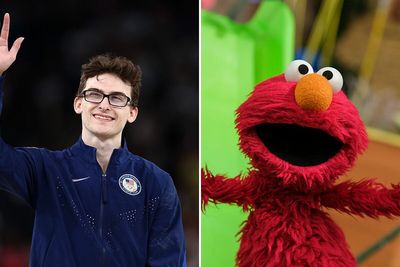 Nerdy Pommel Horse Guy’s Wholesome Interaction With Elmo Is Going Viral