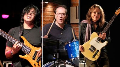 “That song has a Led Zeppelin-meets-Frank-Zappa unison riff up front, but I tried to imagine what Krist Novoselic might play”: Fusion bass great Jimmy Haslip breaks down his 2001 project with Robben Ford and Vinnie Colaiuta