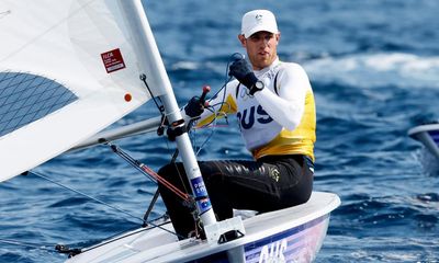 Australia’s Matt Wearn goes back-to-back with Olympic dinghy gold after multiple delays