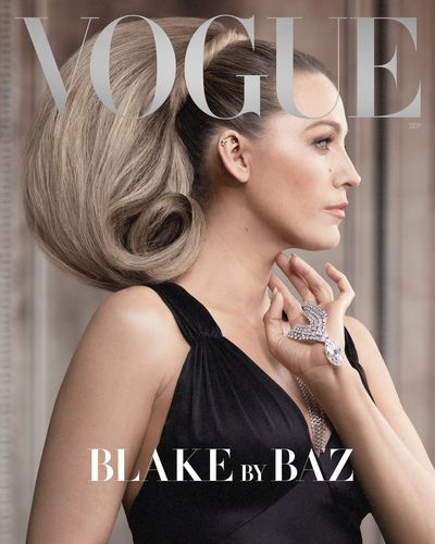 Blake Lively Stars on American Vogue's Alfred Hitchcock-Inspired September 2024 Cover