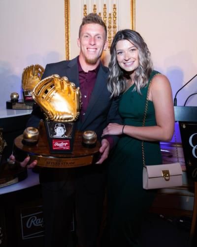Myles Straw Celebrates Triumph With Loved Ones And Trophy