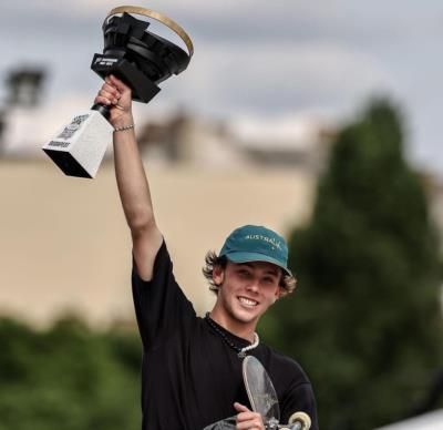 Keegan Palmer Leads Men's Park Skateboarding Final With 93.11