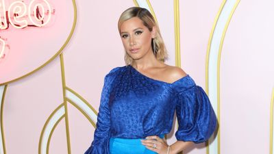 Ashley Tisdale's bathroom brings together two of 2024's most popular design trends — designers love her sophisticated style