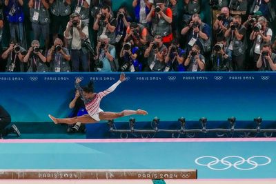 Everything Simone Biles did at the Paris Olympics was amplified. She thrived in the spotlight