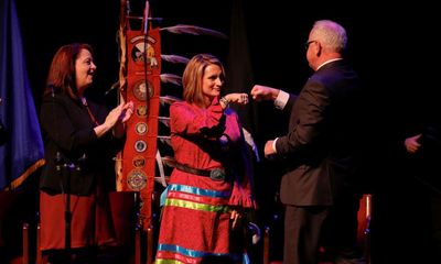 Peggy Flanagan in line to be first US female Indigenous governor if Harris and Walz win