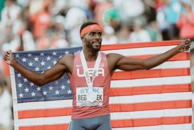 Kenny Bednarek Secures Spot In Men's 200M Final