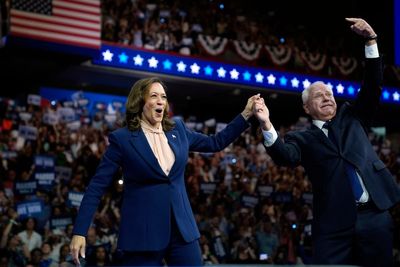 The Latest: Harris and Walz kick off their 2024 election campaign