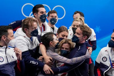 Golden day in Paris as 2022 Olympic champion US figure skaters finally get their medals