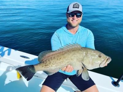 Austin Meadows Celebrates Fishing Success In Stunning Seaside Setting