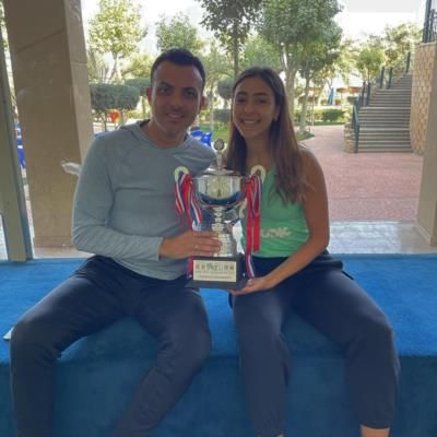Celebratory Moment: Hania El Hammamy And Partner Share Joy