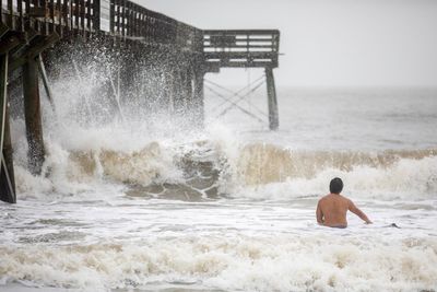 Tropical Storm Debby makes landfall for second time in US as it barrels into South Carolina coast