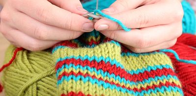 Knitting helps Tom Daley switch off. Its mental health benefits are not just for Olympians