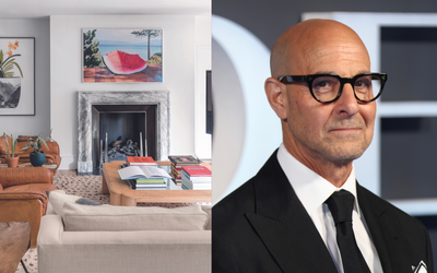 Stanley Tucci's "Cookbook Corner" Makes Us Want to Swap Our Coffee Table Tomes for Artful Recipe Books