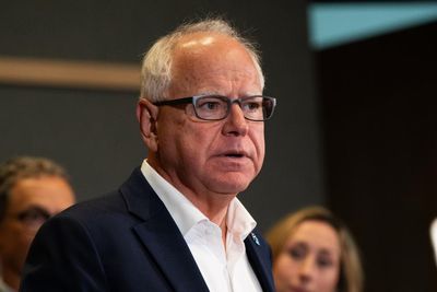 Far-right online attacks against Tim Walz focus on conspiracy theory