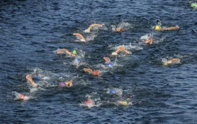 Olympic Champion Drinks River Water During Marathon Swim