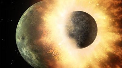 Newborn moon may have had many mini-siblings in Earth orbit long ago