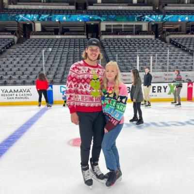 Maxime Comtois And Wife Share Romantic Moment At Hockey Stadium