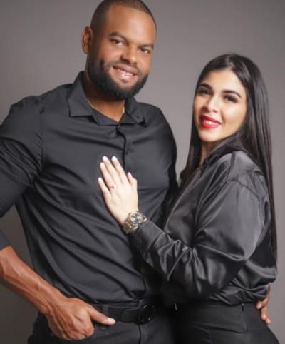 Jorge Bonifacio And Wife Coordinate In Matching Black Outfits
