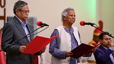 Nobel laureate Yunus sworn in as leader of Bangladesh's interim government