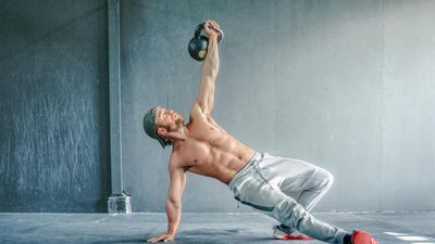 Grab a kettlebell — this 4-move workout builds full-body muscle and strength and boosts ab power