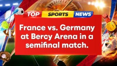 France Battles Germany For Spot In Final At Bercy Arena