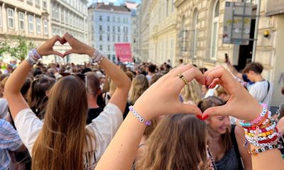 ‘A huge hug when you need it most’: Taylor Swift fans shake off disappointment in Vienna