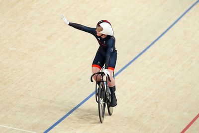 Great Britain’s Emma Finucane adds keirin bronze to team sprint gold