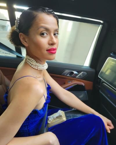 Gugu Mbatha-Raw Stuns In Elegant Blue Photoshoot