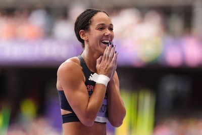 Katarina Johnson-Thompson takes day one lead but warns ‘it’s not over yet’