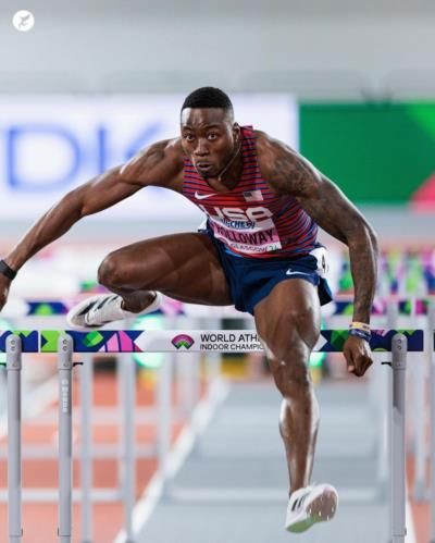 Grant Holloway Wins Olympic Gold In Men's 110M Hurdles