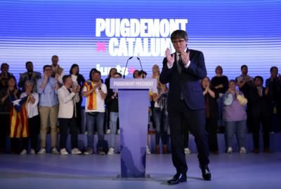 Former Catalan Separatist Leader Carles Puigdemont Defies Arrest Warrant