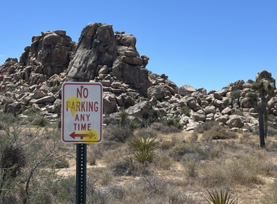 German tourists shoot paintballs all over Joshua Tree national park in California