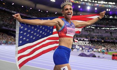 Triple triumph for dominant US as Johnson-Thompson sets up bid for gold