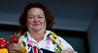 How much did each Olympic medal cost Gina Rinehart?