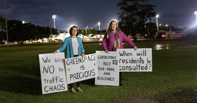 'People want to be heard': residents rally against stadium proposal