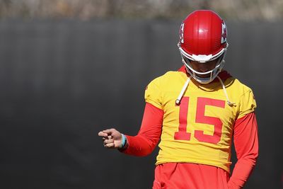 Patrick Mahomes at training camp practice: ‘Dude, I didn’t put my pants on’