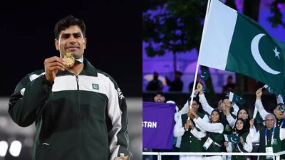 Pakistan's Olympic contingent of just seven athletes to return with a gold medal from Paris